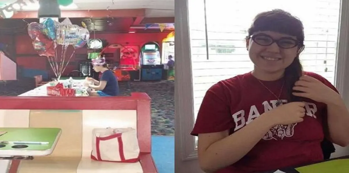 فتاة "توحد" تتفاجأ بحفلة ميلاد عجيبة عبر الإنترنت