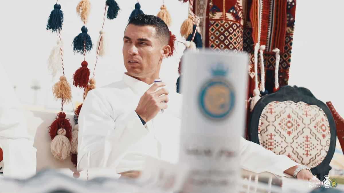 كريستيانو رونالدو يتحدث باللغة العربية ويكشف مشروعه المفضل في السعودية (فيديو)