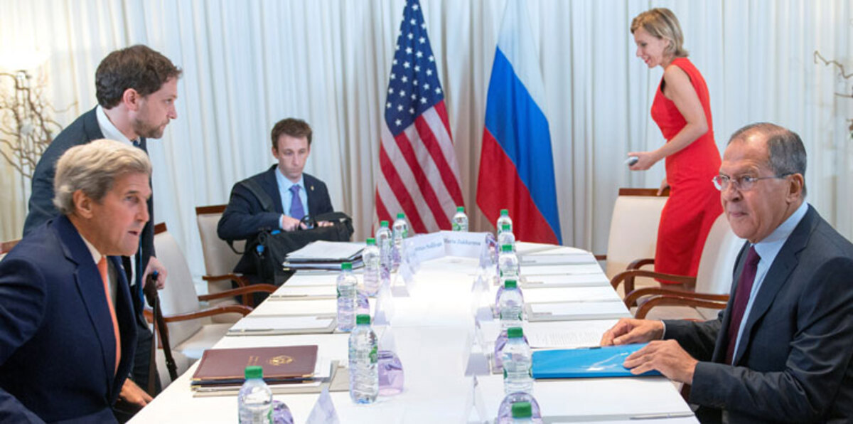 كيري ولافروف يبحثان في جنيف "الهدنة والتنسيق العسكري وتحييد الطيران السوري"