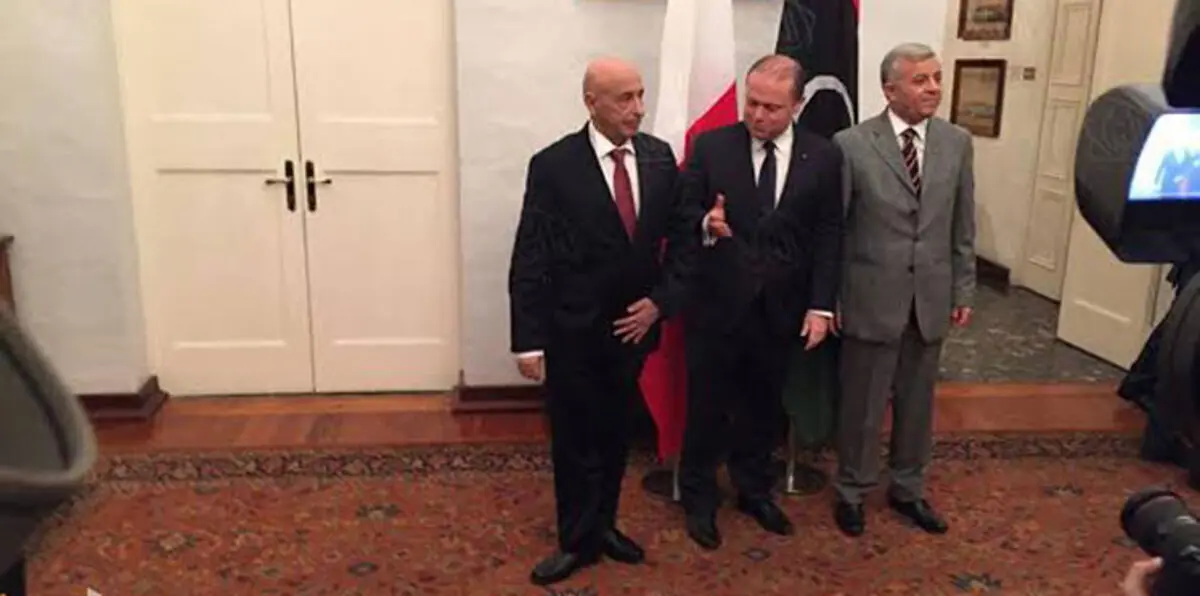 رئيس البرلمان الليبي يجتمع مع رئيس المؤتمر الوطني في مالطا (صور)
