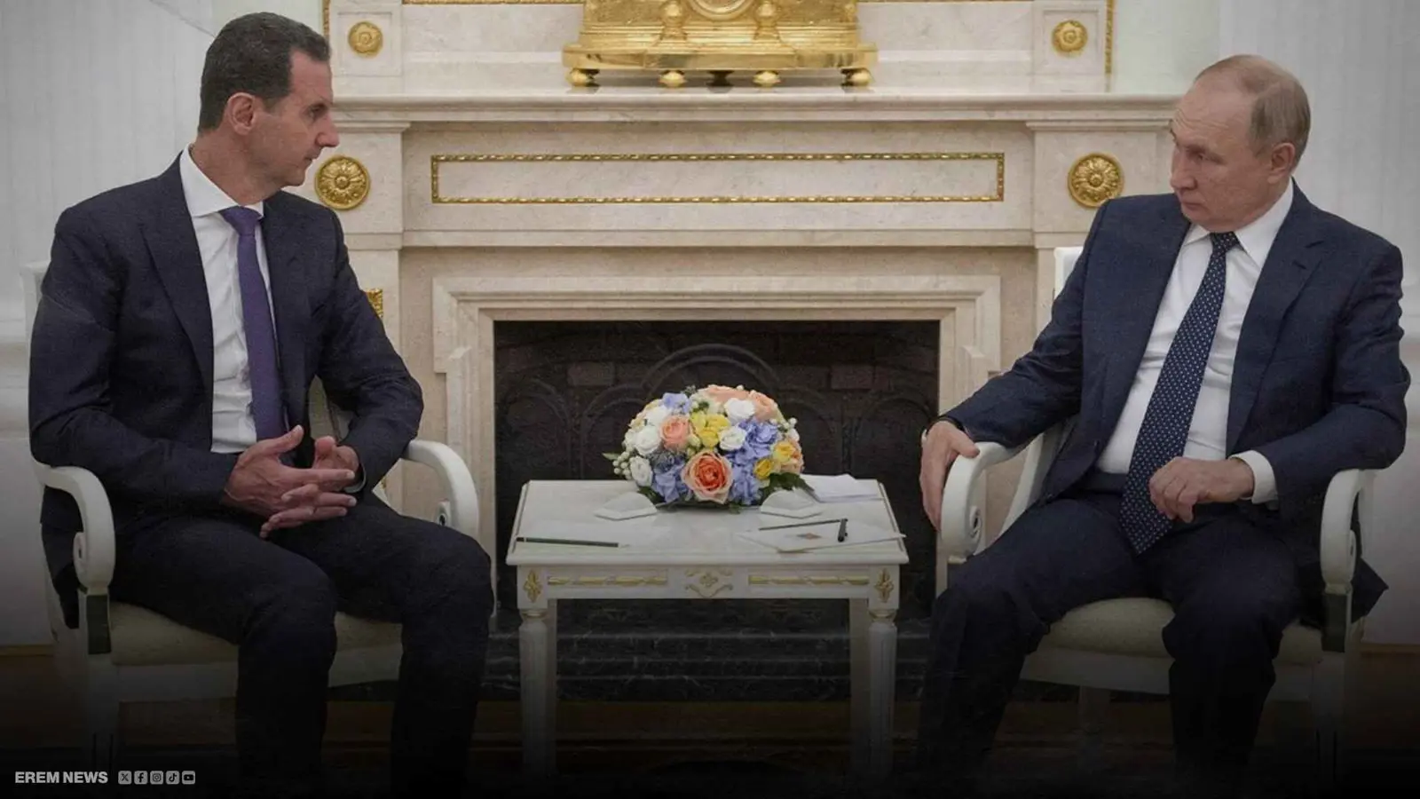 من لقاء سابق بين بوتين وبشار الأسد