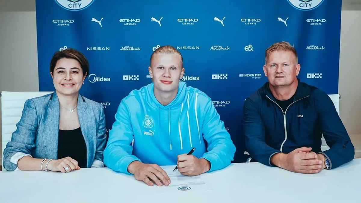 رد حاسم من وكيلة هالاند على تقارير اقترابه من برشلونة 