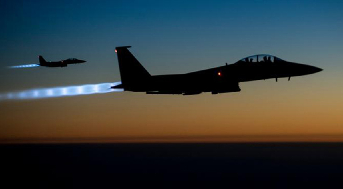 15 غارة جوية ضد داعش العراق وسوريا