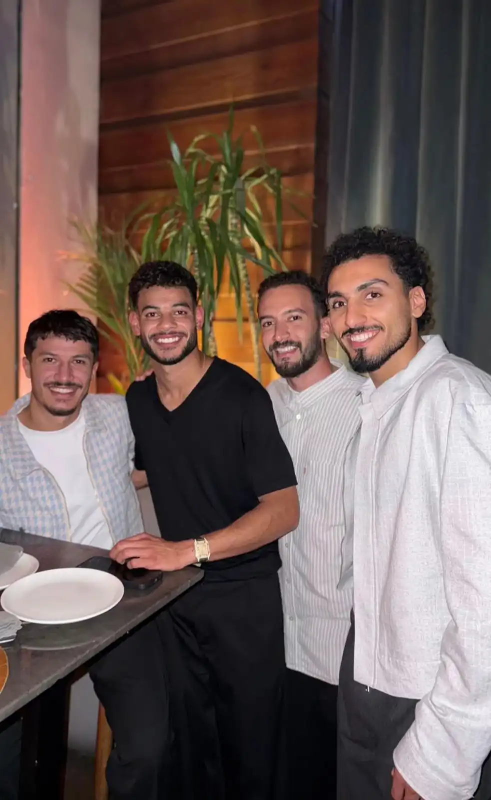 من حفل خطوبة نجم الزمالك دونجا