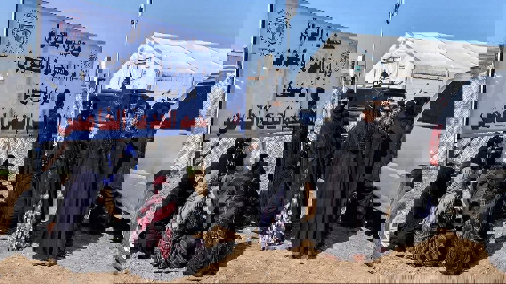 بغداد تعيد 1396 عائلة عراقية من مخيم الهول