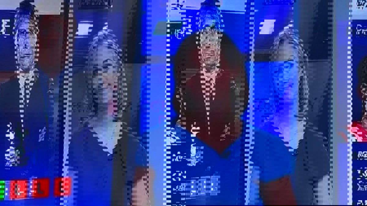 مذيعة رياضية تبكي على الهواء مرتدية ألوان علم أوكرانيا (صور)