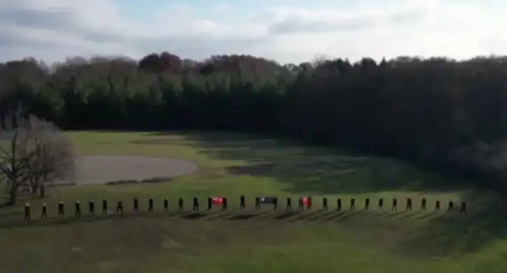 من تدريبات الحركة القومية المتطرفة