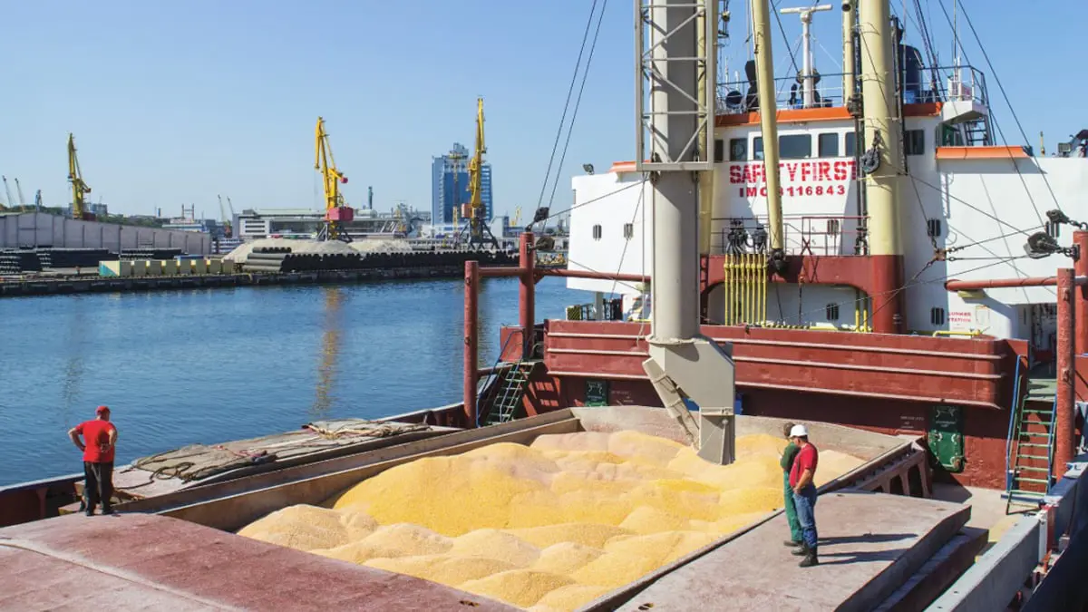 أوكرانيا ترفع قيودها المفروضة على تصدير الذرة وزيت دوار الشمس