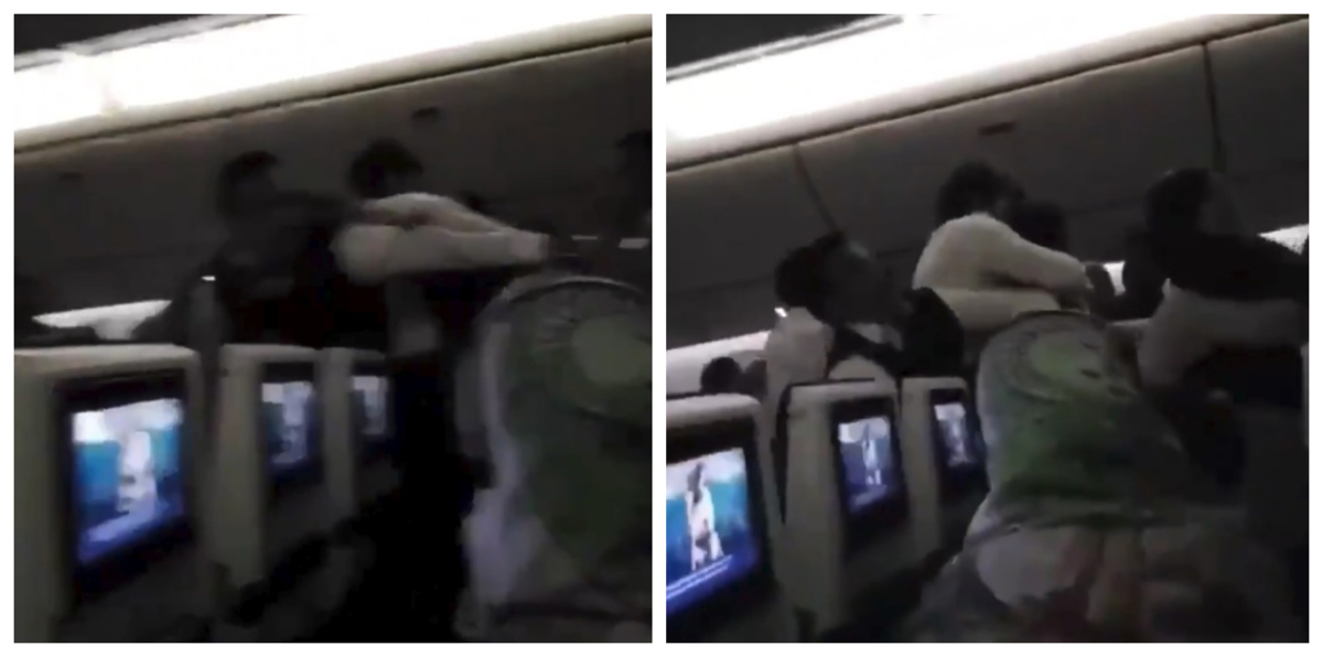 بالفيديو.. مشاجرة على متن الخطوط الجوية الكويتية