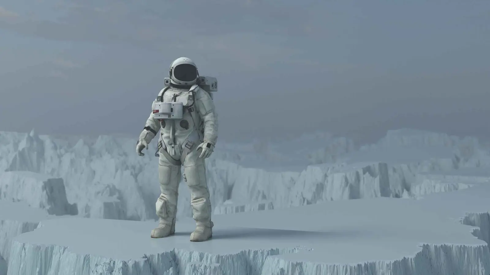 جليد الفضاء "يتذكر" شكله القديم ويكوّن بلورات دقيقة