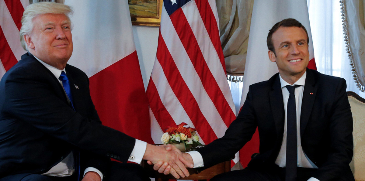 ماكرون وترامب يتفقان على مواجهة أنشطة إيران المزعزعة للاستقرار