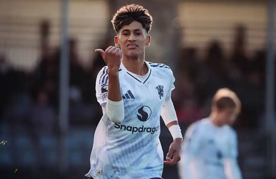 جي جي غابرييل لاعب مانشستر يونايتد الصاعد