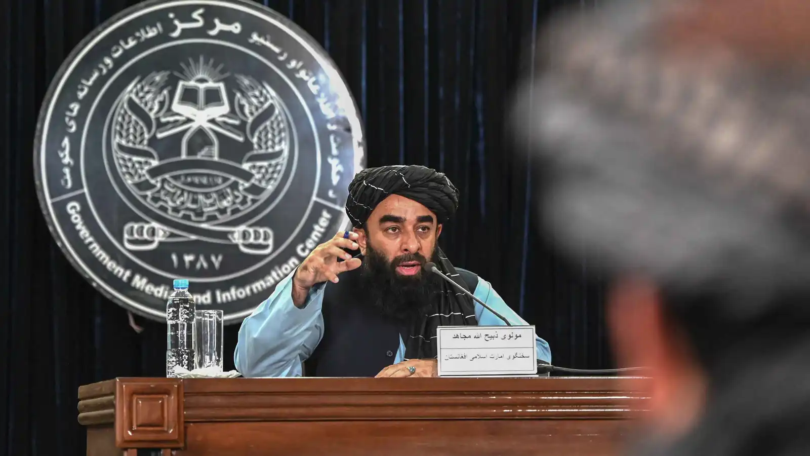 المتحدث باسم طالبان ذبیح‌ الله مجاهد