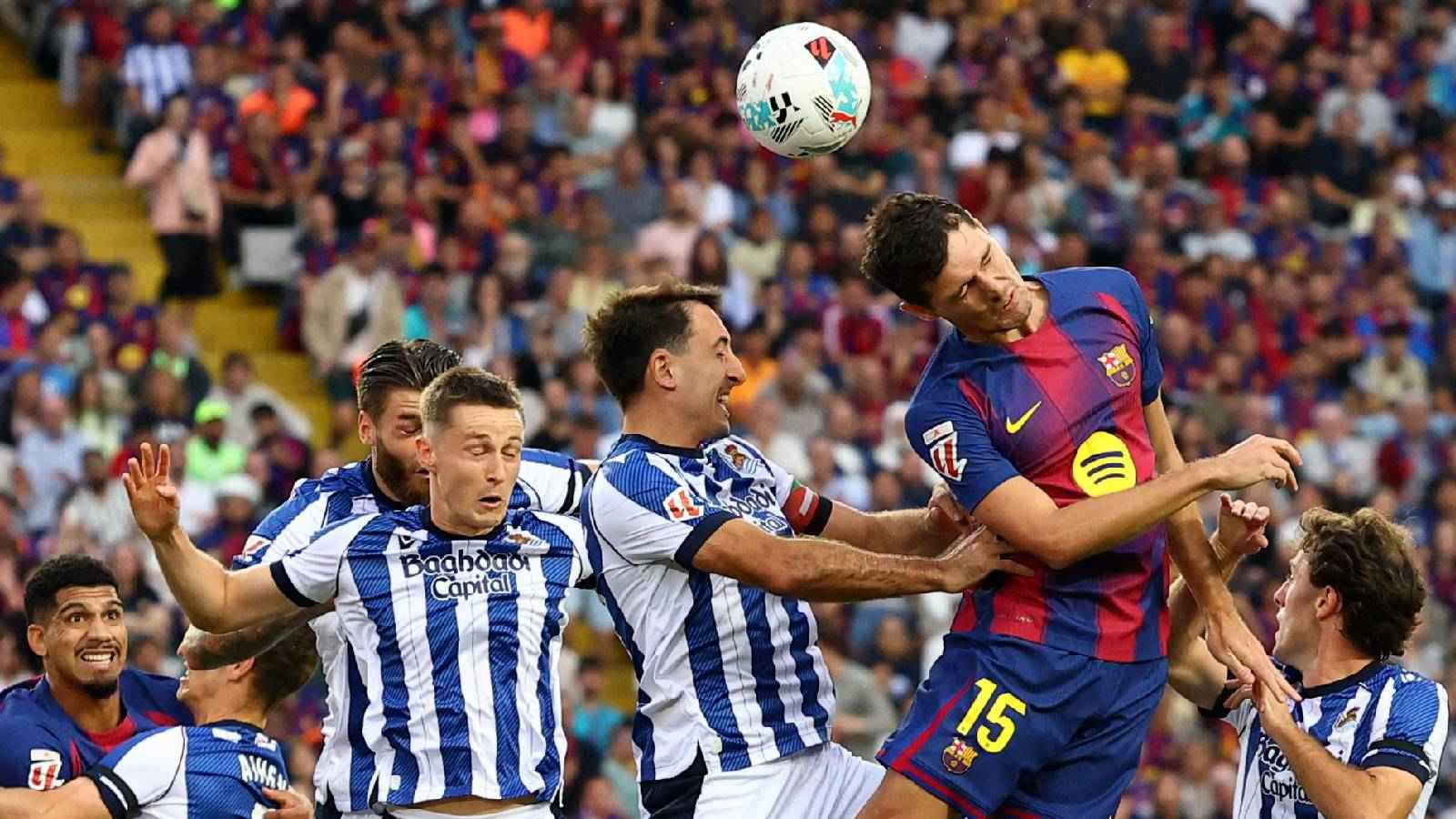 بينهم الوجوه الجديدة.. أسوأ 5 لاعبين في برشلونة ضد ريال سوسيداد