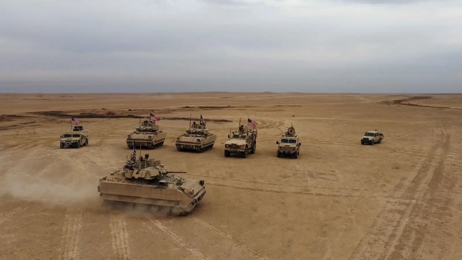 المرصد السوري: رتل عسكري للتحالف الدولي يدخل إلى الحسكة