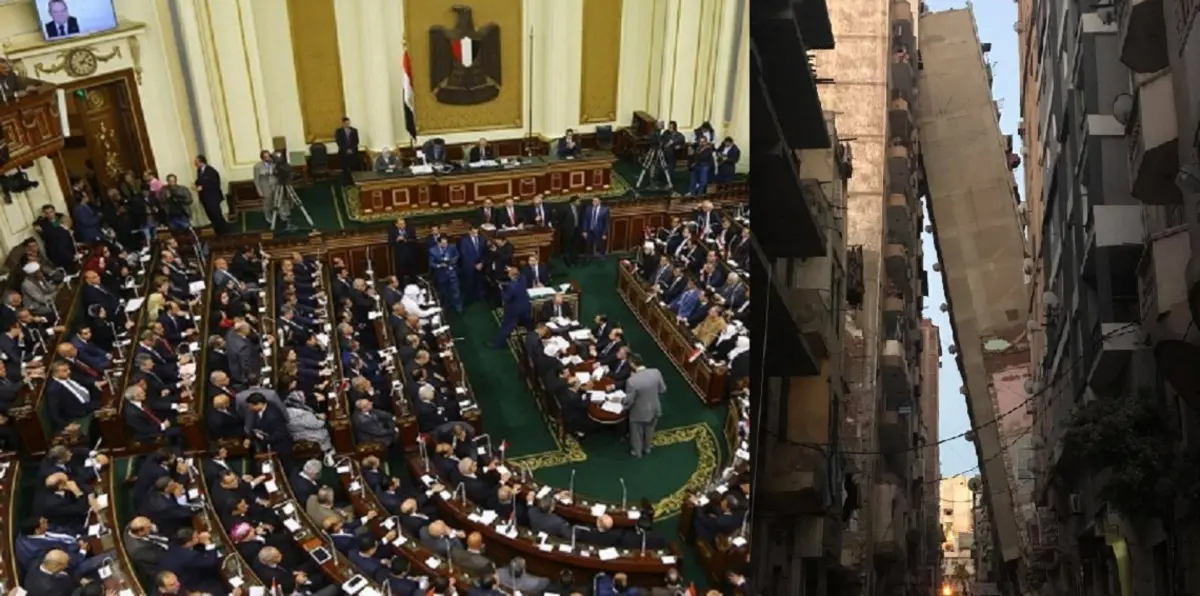 "العقار المائل" يثير غضبًا في البرلمان المصري ضد فساد البناء