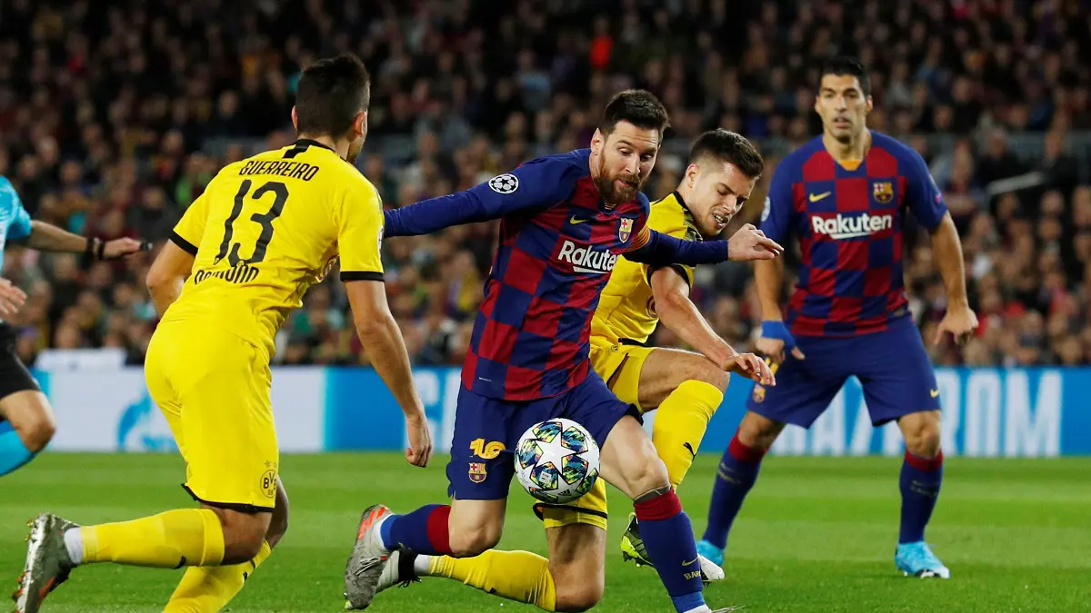 أهداف مباراة برشلونة وبروسيا دورتموند 3-1 للفريق الكتالوني (فيديو)