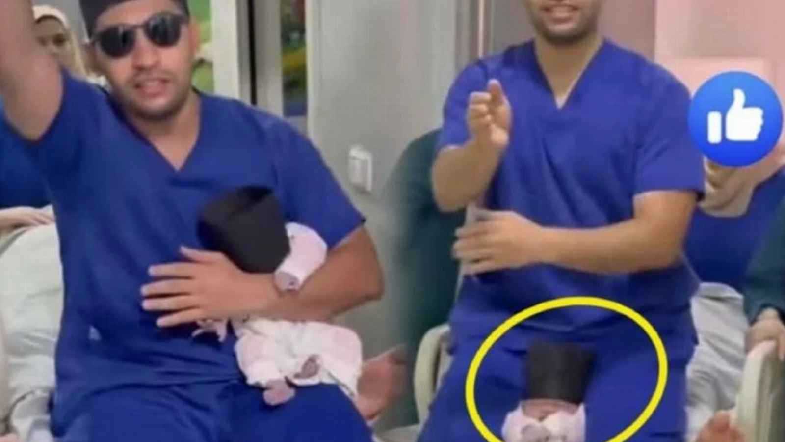 مقطع صادم.. طبيب مصري يرقص على سرير الولادة (فيديو إرم)
