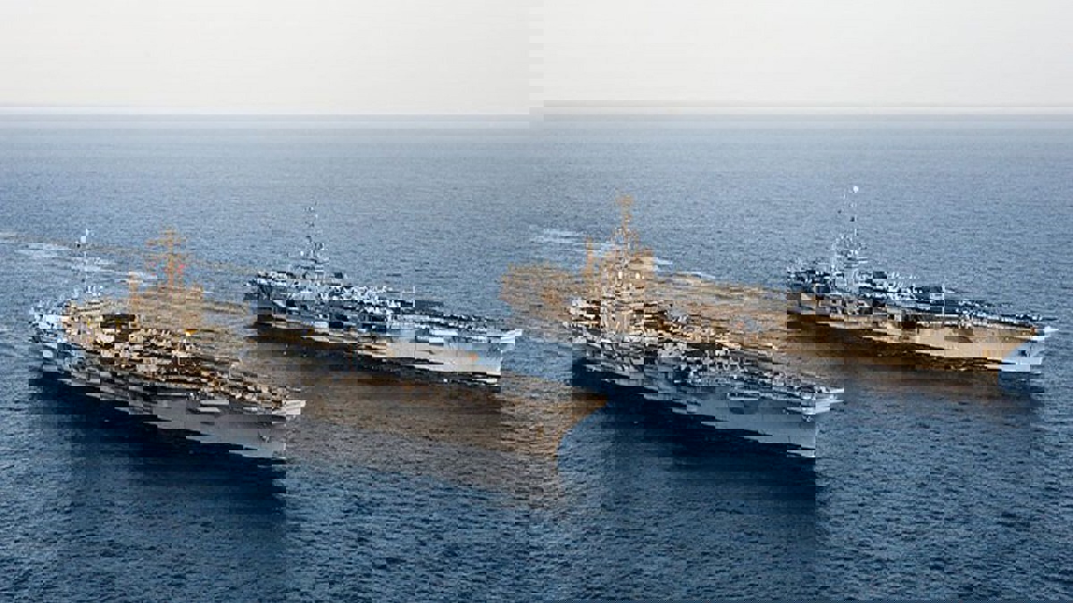 موقع عبري: واشنطن أرسلت حاملتي طائرات للخليج لمواجهة إيران