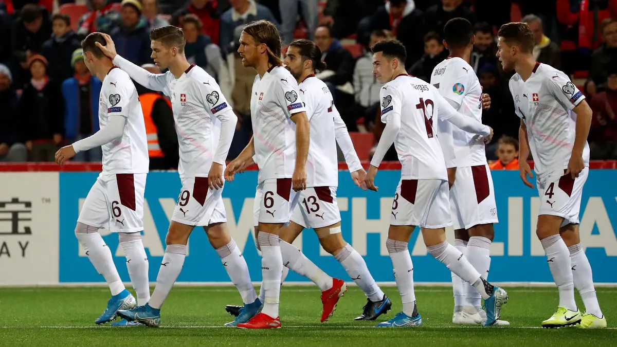 تصفيات أمم أوروبا 2020.. تأهل سويسرا والدنمارك.. وانتصارات كاسحة لإسبانيا وإيطاليا