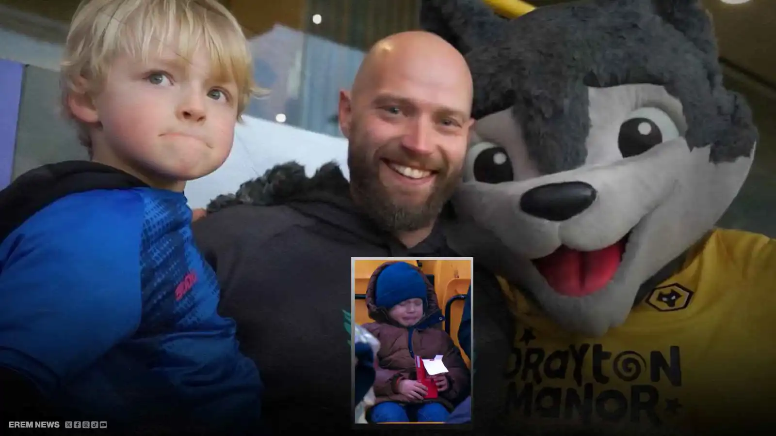 بكى بسبب قطعة دجاج.. نادي وولفرهامبتون يعوض طفلا بطريقة استثنائية (فيديو إرم)