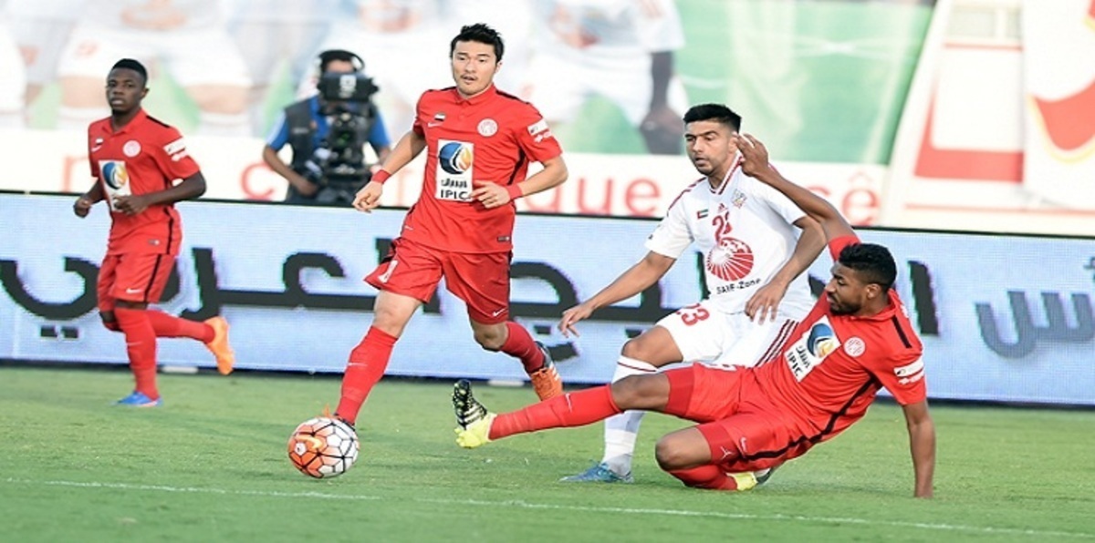 تعادل الشارقة والجزيرة في مباراة مثيرة بكأس الخليج العربي