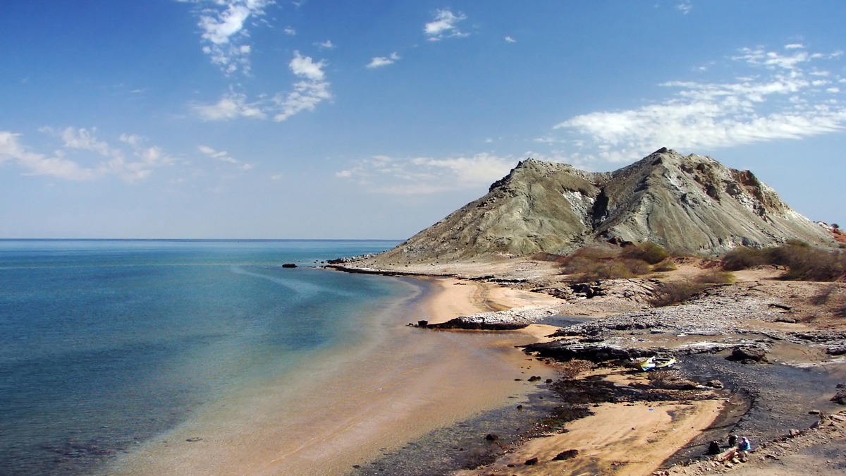 نفوق حوت ضخم قبالة سواحل إيران (صور)