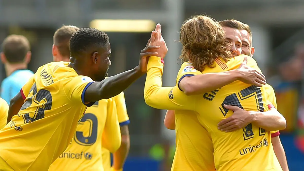 ماذا قال غريزمان بعد قيادته نادي برشلونة للفوز على إيبار في الدوري الإسباني؟