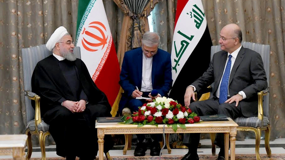 برهم صالح لـ"روحاني": لا نريد للعراق أن يكون ساحة للصراع ولا منطلقًا للاعتداء على جيراننا