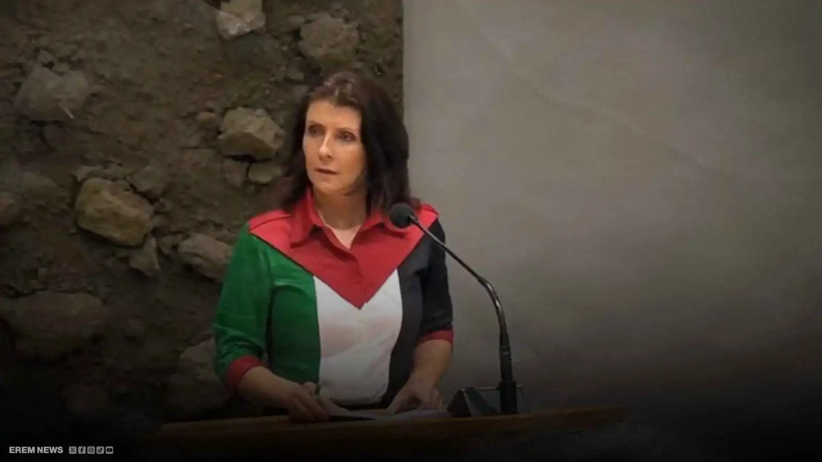 من علم فلسطين إلى البطيخ.. ما قصة النائبة التي هزت برلمان هولندا؟
