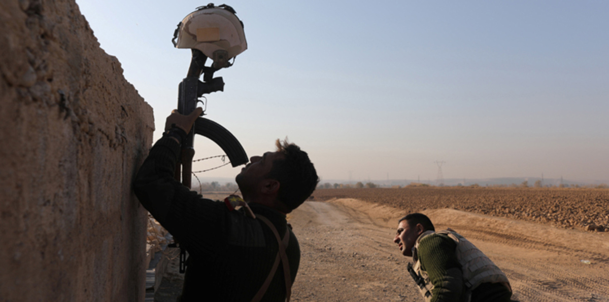 قناص من داعش يثير الرعب بين عناصر الجيش العراقي في الموصل