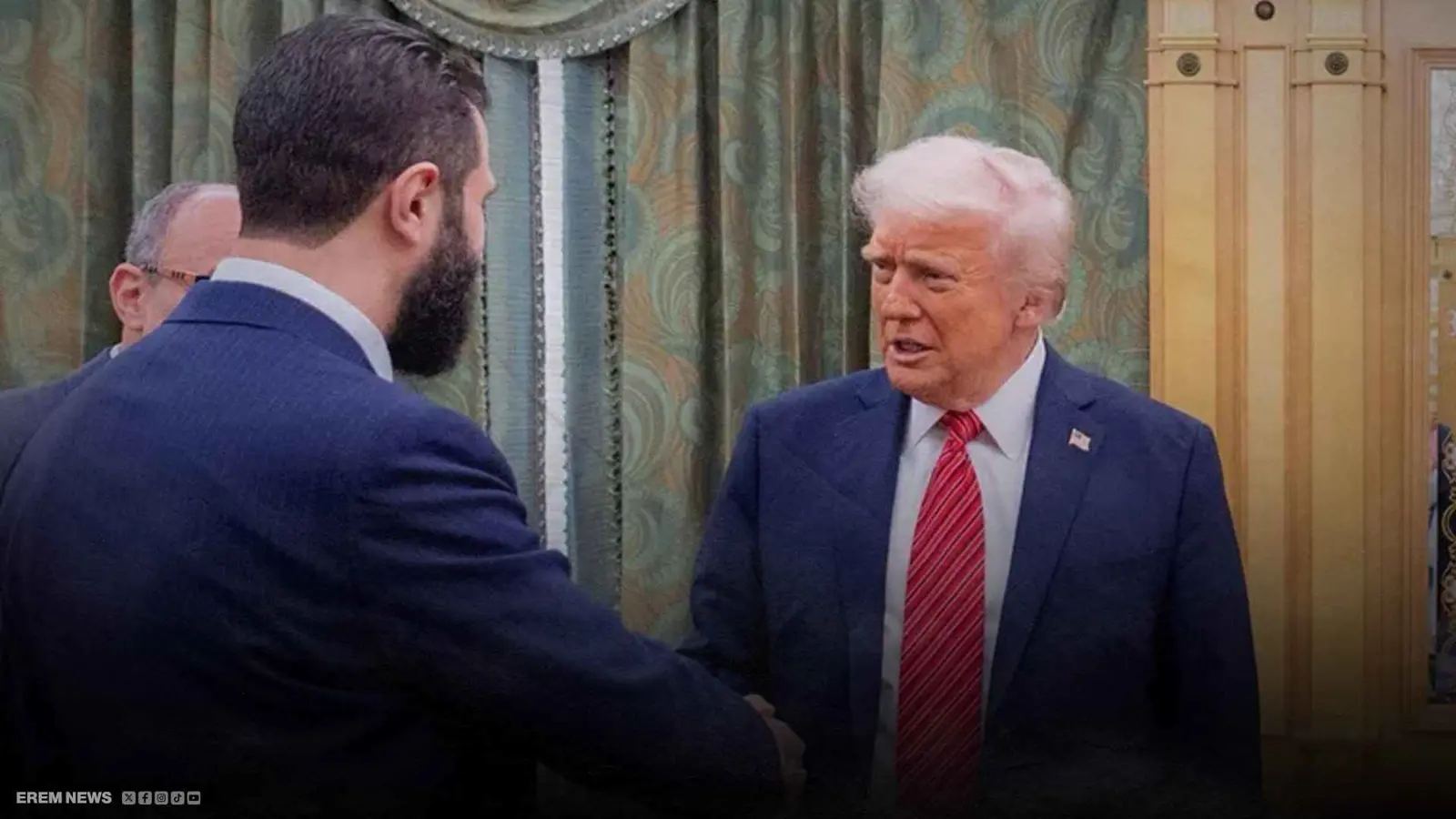 "5 شروط".. تفاصيل مطالب ترامب من الشرع مقابل رفع العقوبات (فيديو إرم)