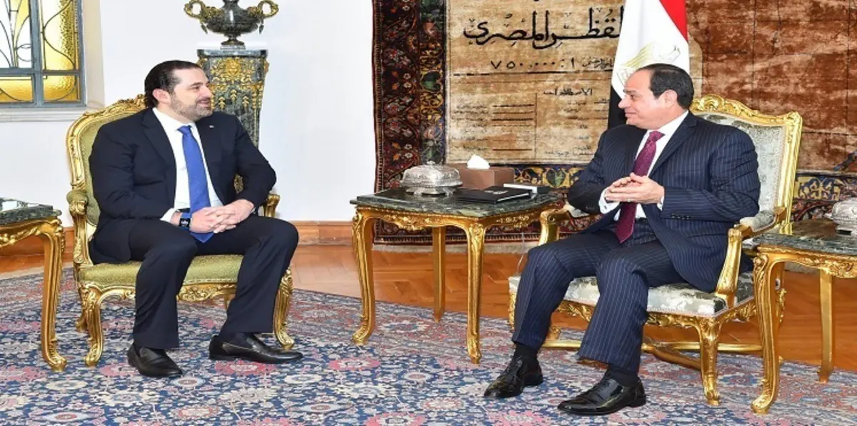الحريري: السيسي وعد بالتدخل لوقف التهديدات الإسرائيلية ضد لبنان