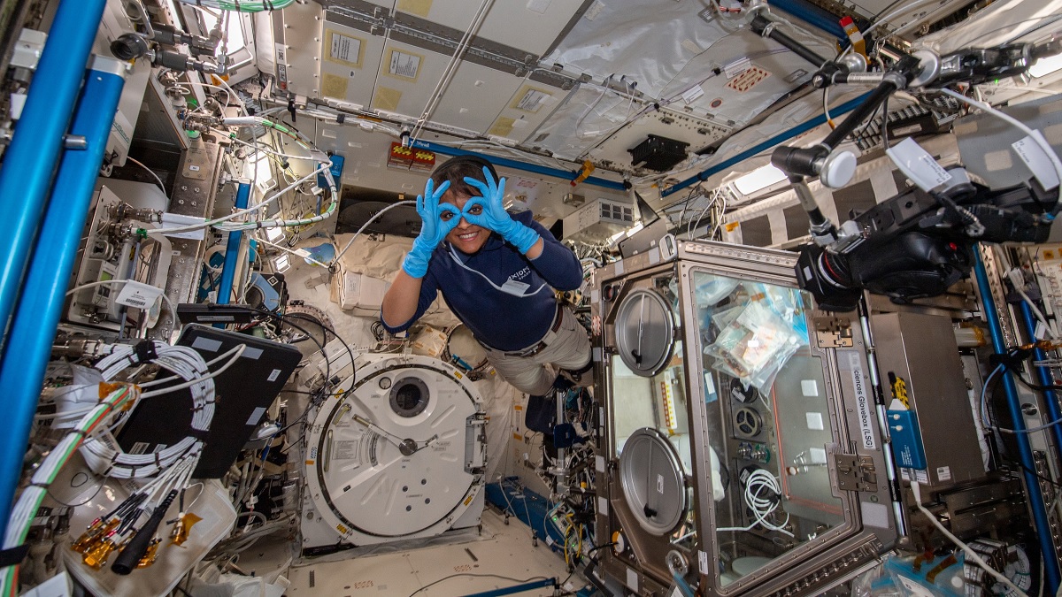 ريانة برناوي تنشر صوراً فريدة لألواح الطاقة الشمسية على محطة الفضاء