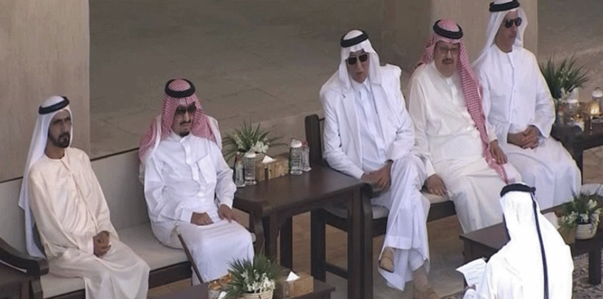 بالفيديو.. لحظة وصول موكب الملك سلمان إلى دبي