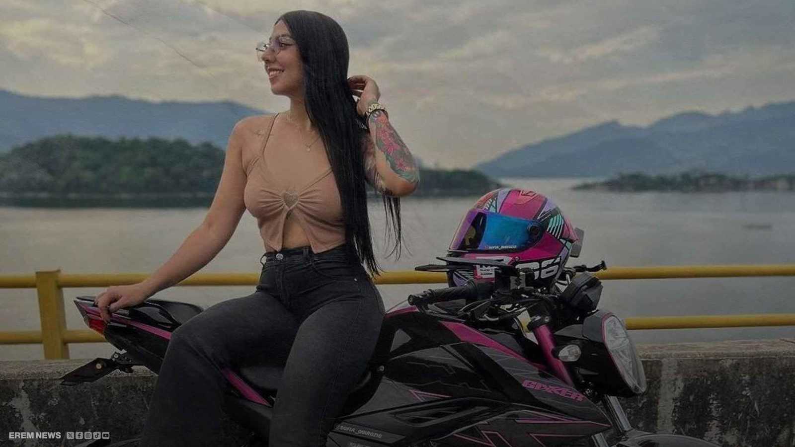 تحت عجلات شاحنة.. نهاية مؤلمة لمؤثرة في عالم الدراجات النارية (فيديو إرم)