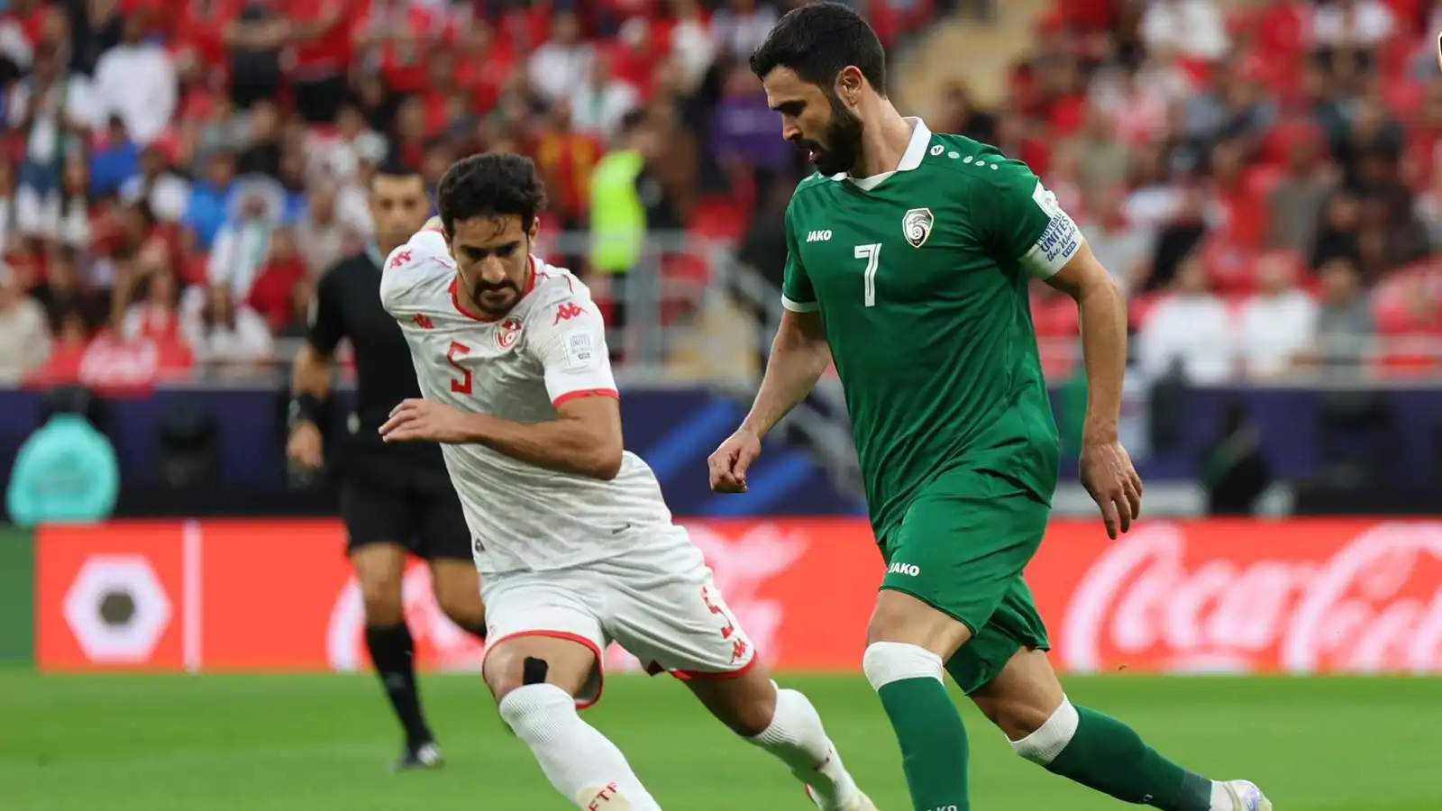 عمر خريبين يكشف سرّ احتفاله المثير بعد هدفه ضد تونس بكأس العرب (فيديو)