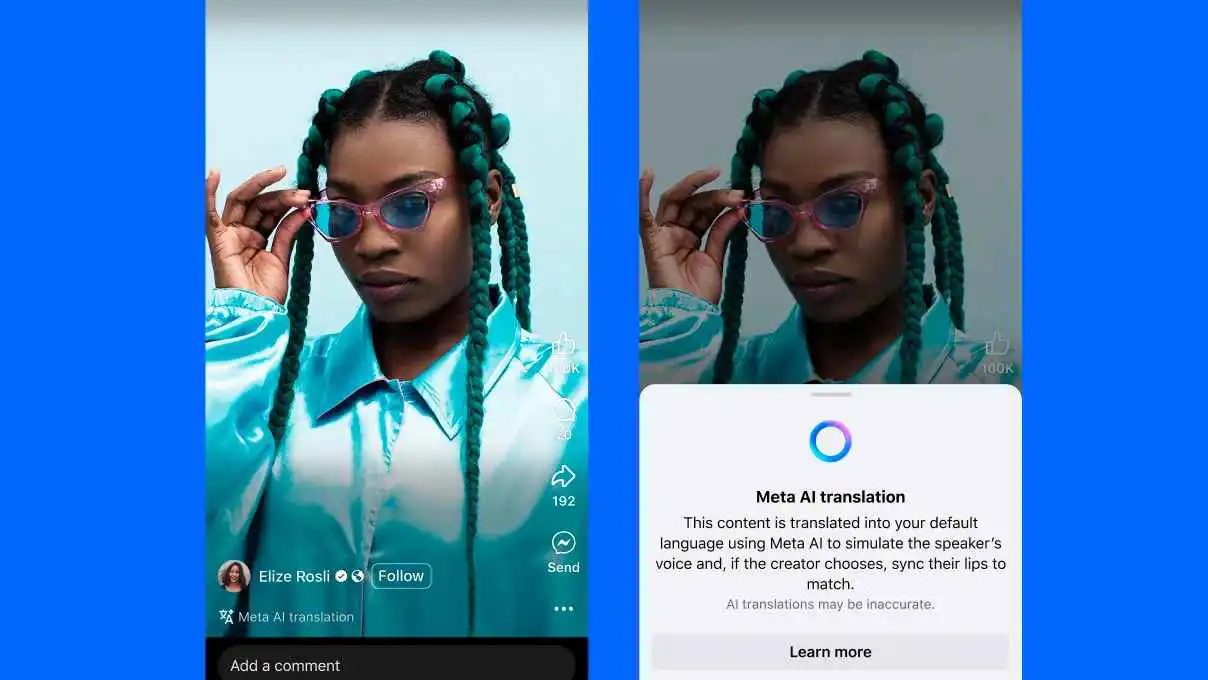 تحدث بصوتك لغة أخرى.. إطلاق الدبلجة الصوتية في فيسبوك وإنستغرام