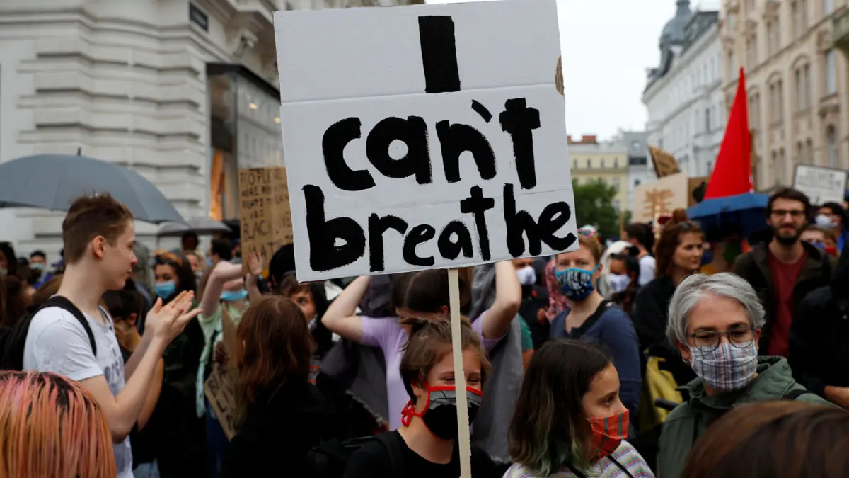 50 ألف شخص يتظاهرون في النمسا تنديدا بمقتل فلويد (صور)