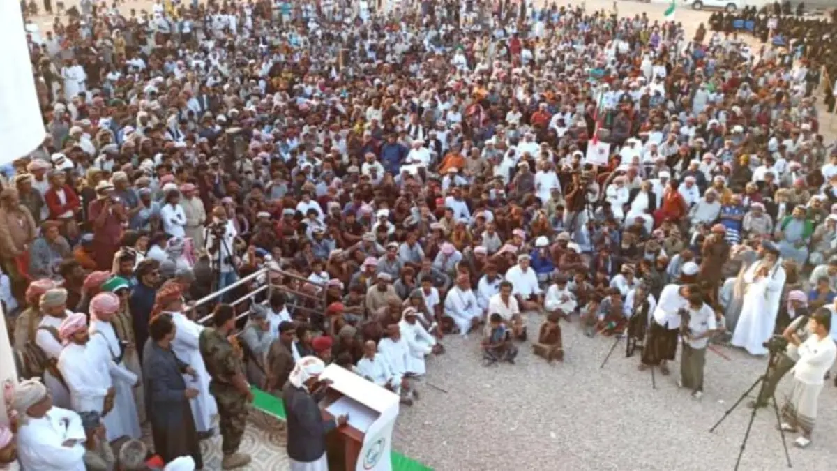 اليمن.. فعالية حاشدة في المهرة رفضًا لمشروع الأقاليم الستة