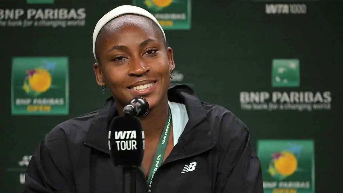 كوكو جوف تنسحب من بطولة إنديان ويلز للتنس (فيديو)