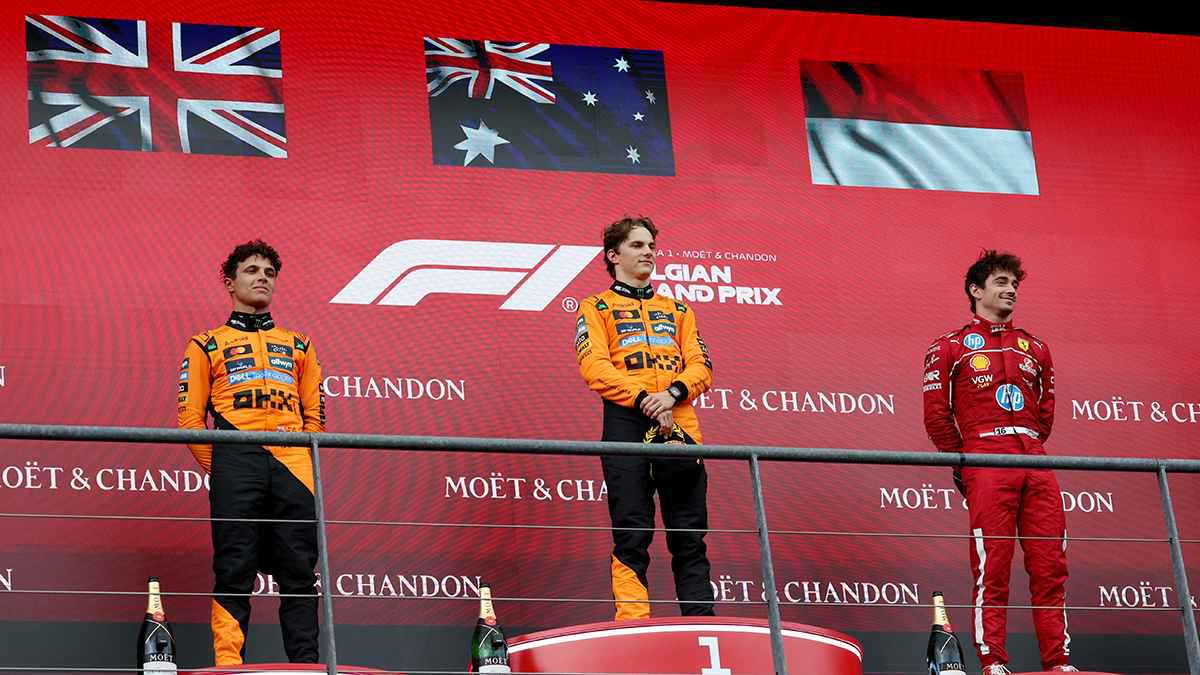 بياستري يهزم نوريس في جائزة بلجيكا الكبرى لفورمولا 1