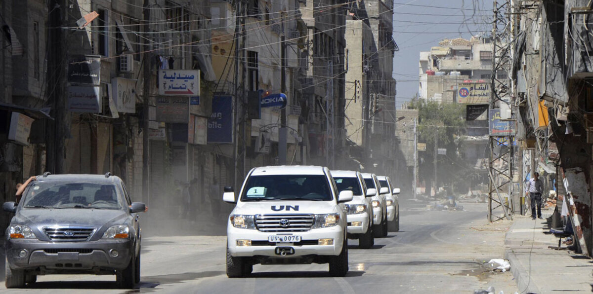 مشاهدة مركبة دولية قرب موقع هجوم كيماوي مزعوم في سوريا