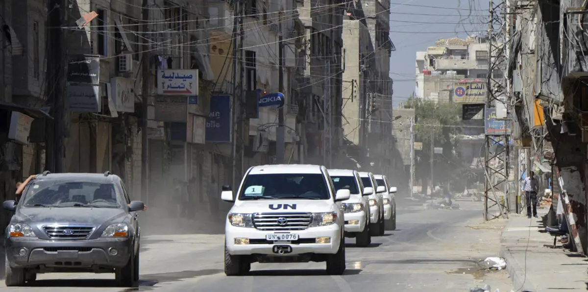 مشاهدة مركبة دولية قرب موقع هجوم كيماوي مزعوم في سوريا