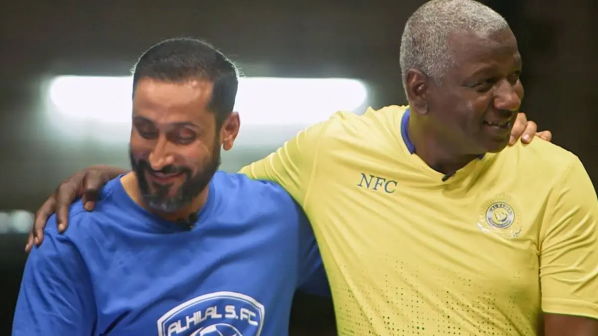 ماجد عبدالله في لقاء مع سامي الجابر: هذه مشكلتي مع لقب "الأسطورة".. ولست ضد أي إدارة لنادي النصر (فيديو)