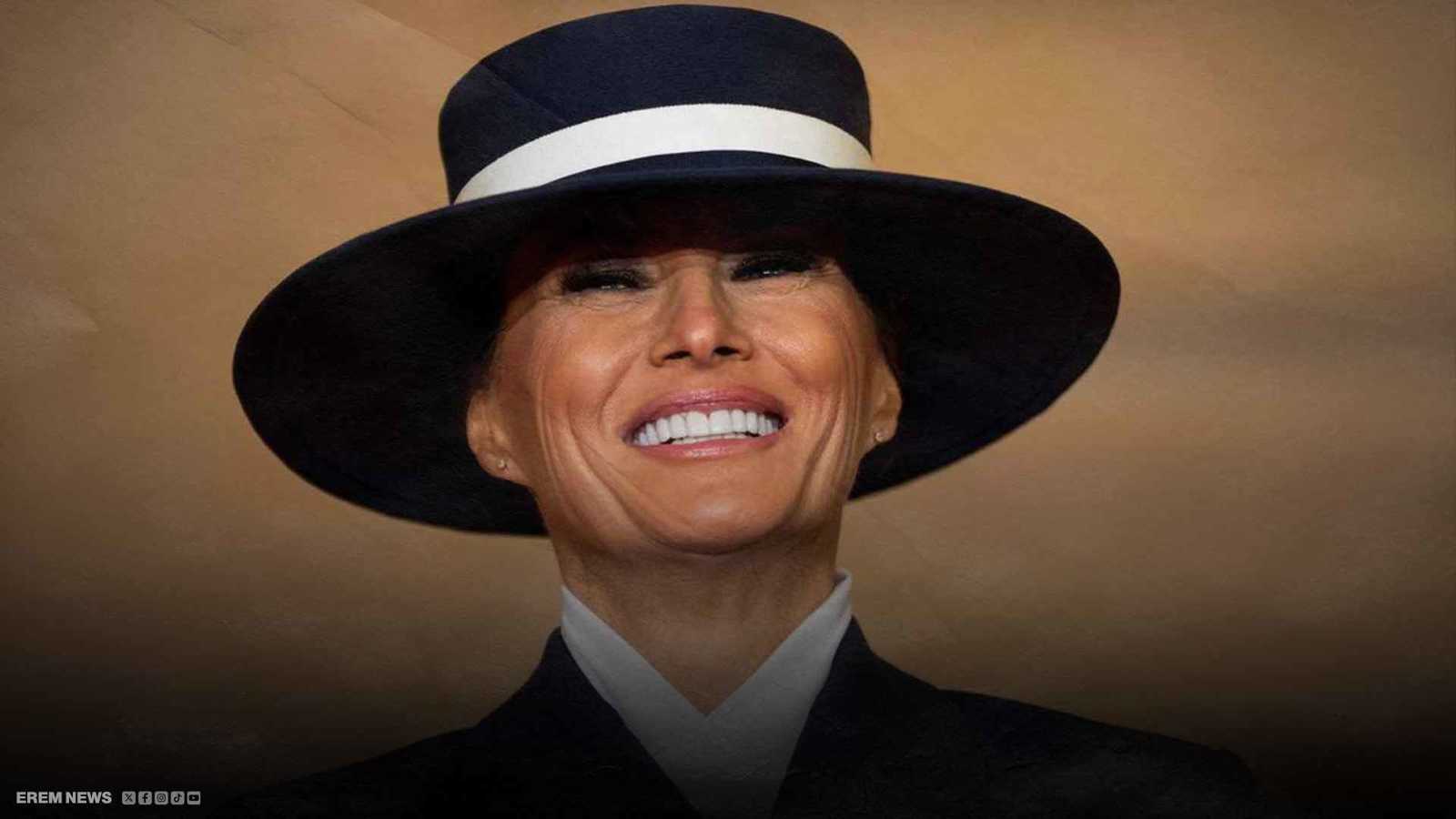 تخفي نصف وجهها.. ما سر قبعة ميلانيا ترامب التي لا تفارقها؟
