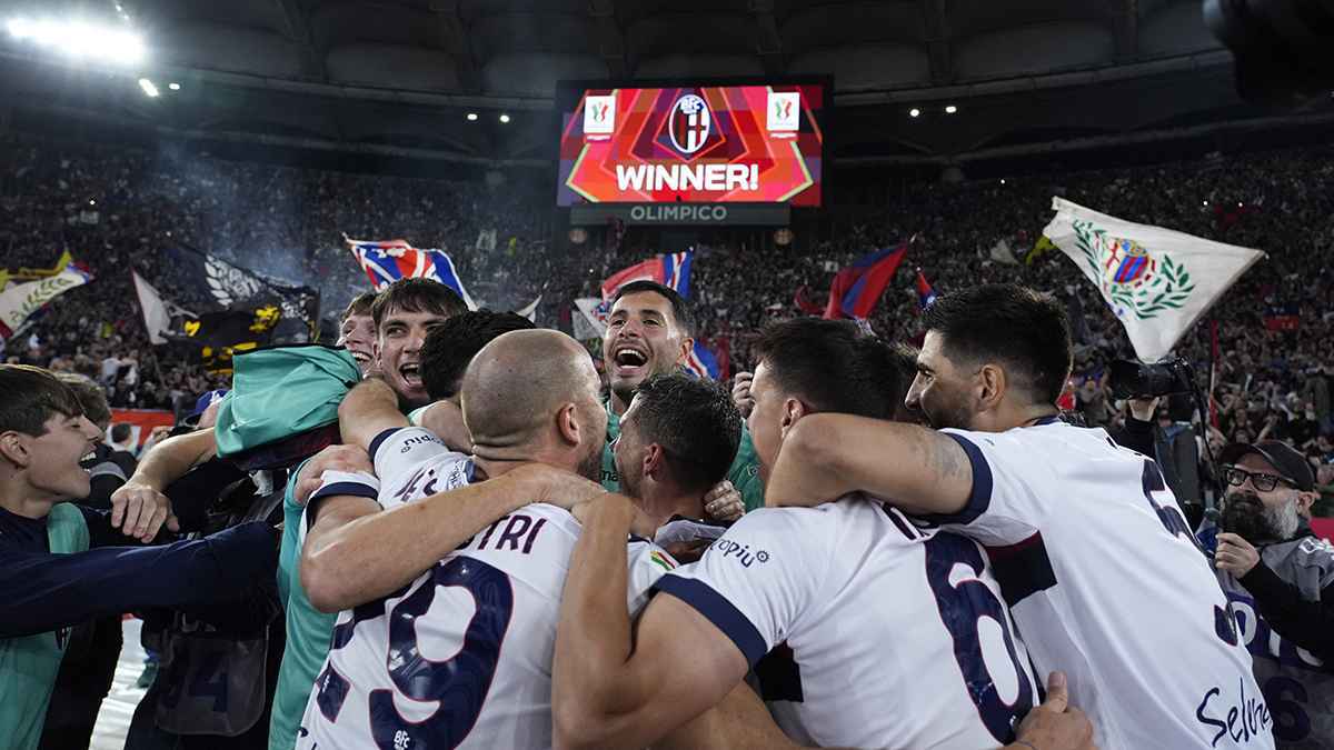 بولونيا يتوج بكأس إيطاليا على حساب ميلان (فيديو)