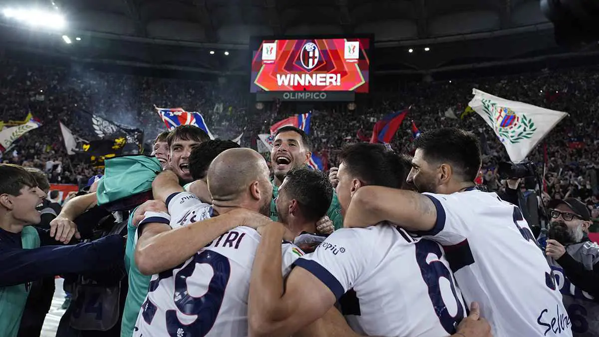 بولونيا يتوج بكأس إيطاليا على حساب ميلان (فيديو)