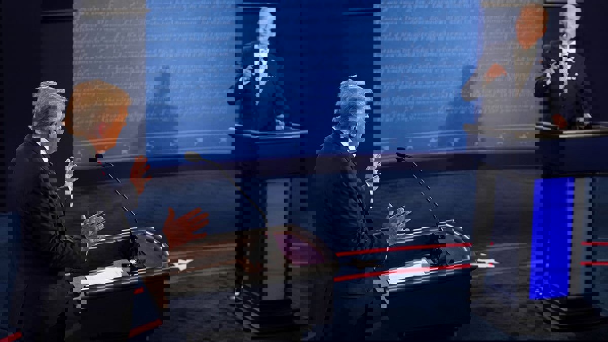 دونالد ترامب يصف جو بايدن بـ"المعتوه"