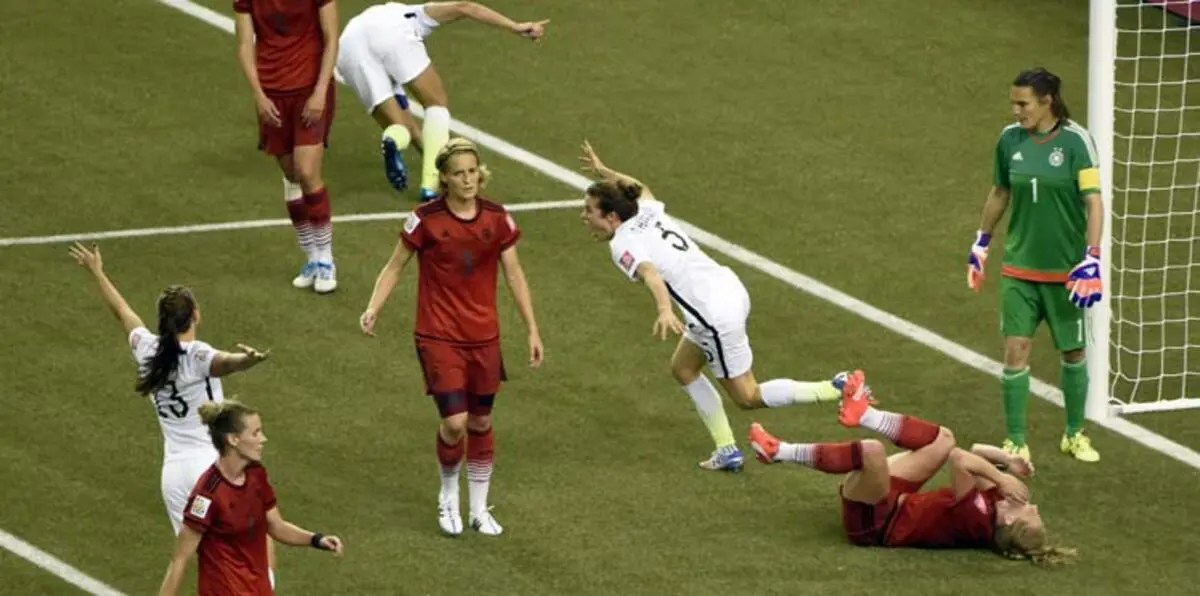 الولايات المتحدة تهزم ألمانيا لتتأهل لنهائي كأس العالم للسيدات